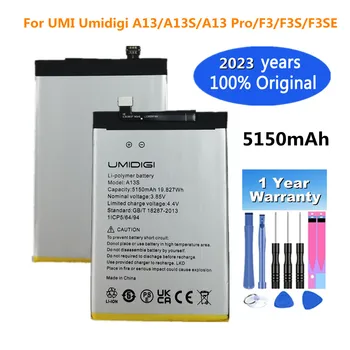 2023 Новый 100% Оригинальный Аккумулятор UMI Для Umidigi A13/A13 Pro A13S F3 F3S F3SE Аккумулятор Мобильного Телефона 5150 мАч Высокого Качества Bateria