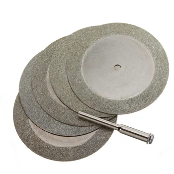 Fixmee 5шт Режущие диски Diamonte диаметром 50 мм, хвостовик сверла для лезвия вращающегося инструмента