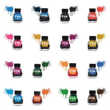 G5AA 16 Цветов Чернил для ручек 1 Бутылка 30 мл для заправки перьевых ручек для каллиграфии