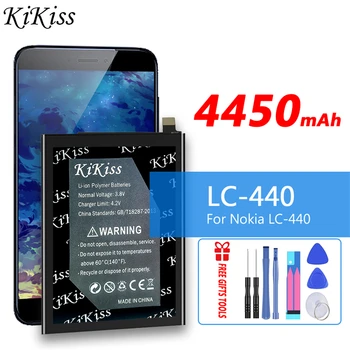 Kikiss Новый Аккумулятор Мобильного телефона 4450mAh 3,8V LC-440 для Nokia LC 440 LC440 Bateria Запасные батареи AKKU