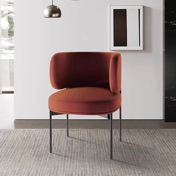 Акцентные стулья для гостиной, диваны скандинавского роскошного дизайна, индивидуальное кресло для столовой, Бархатная мебель Sillas Plegables MQ50KT