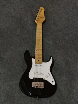 Высококачественная 30-дюймовая электрогитара Professional S T Children на заказ с 6 струнами Красочная музыкальная дорожная гитара Rarra Mini Guitar