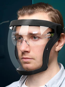 Маска для защиты от брызг масла, защитные очки высокой четкости с фильтрами, Прозрачная защитная пленка для всего лица с фильтрами, инструменты защиты