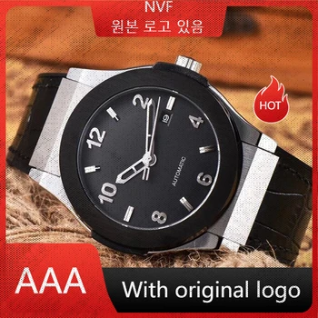 Мужские часы NVF 904l Автоматические механические часы из нержавеющей стали 42 мм-HB