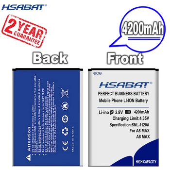 Новое поступление [HSABAT] Сменный аккумулятор емкостью 4200 мАч для Blackview A8 Max