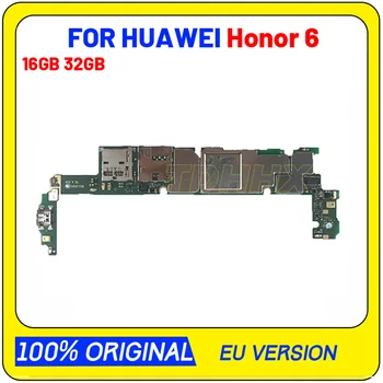 Оригинальная Логическая Основная Плата Для Huawei Honor 6 16GB 32GB Материнская Плата С Полным Набором Чипов EMUI Android OS System