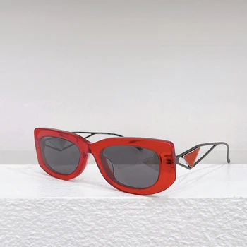 Праздничные Женские универсальные Солнцезащитные очки из ацетата с квадратной оправой большого размера, солнцезащитные очки хорошего качества 14YS, большие размеры