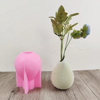 Силиконовая форма для капель воды, ваза для хранения цветов, эпоксидная форма, подходящая для поделок, контейнер для ювелирных изделий, украшения для дома