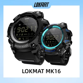Спортивные водонепроницаемые часы Smart LOKMAT MK16 для активного отдыха и фитнеса, умные часы для мужчин, женские умные часы для телефона Xiaomi