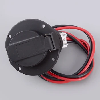 Электрическое зарядное устройство для гольф-кара 36 В 48 В, розетка для зарядки Подходит для автомобиля Yamaha Star Car черного цвета