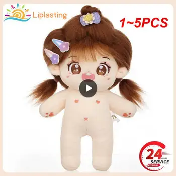 1-5шт 20 см Кукла Kawaii IDol, аниме Плюшевые куклы-звезды, набивные фигурки на заказ, хлопковые детские плюшевые игрушки, коллекция фанатов игрушек