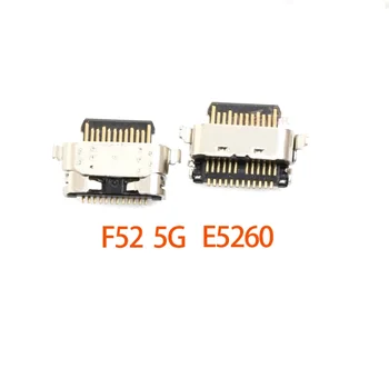 10 шт. Разъем для USB-порта зарядки Samsung F52 5G E5260, запчасти для ремонта док-станции для зарядного устройства
