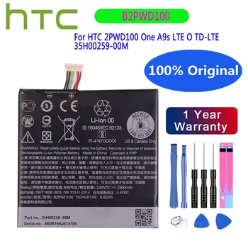 100% Новый HTC B2PWD100 Оригинальный Аккумулятор Для HTC One A9s LTE O TD-LTE 35H00259-00M 2300mAh Сменный Аккумулятор Для телефона Bateria