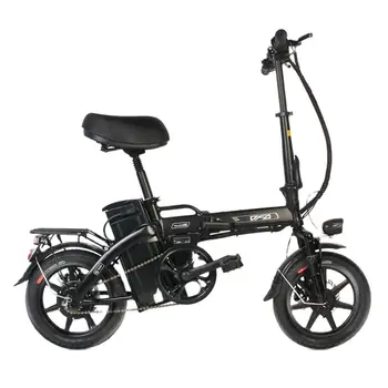 14-дюймовый Складной Электрический велосипед Из алюминиевого сплава, электрический велосипед, Литиевая батарея большой емкости, высокопроизводительный двигатель мощностью 350 Вт.