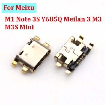 2-10 шт. Зарядное Устройство Micro USB Разъем Для Зарядки Контактная Розетка Порт Разъем Док-станции Для Meizu M1 Note 3S Y685Q Meilan 3 M3 M3S Mini