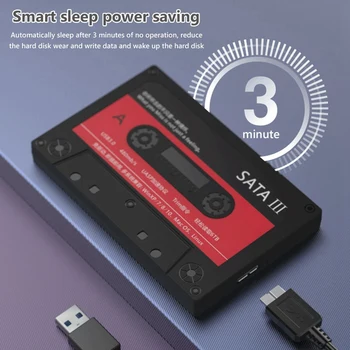 2,5-дюймовый USB 3,0 SATA внешний жесткий диск SSD Корпус жесткого диска Жесткий диск для ПК ноутбук