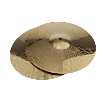 2 шт. Изысканные латунные тарелки Hi Hat Drum, части джазового барабана 14 