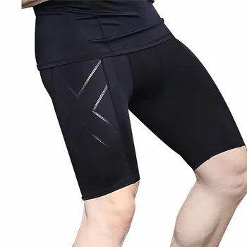 2023 Новые мужские компрессионные колготки, шорты для бега, фитнеса, бодибилдинга, мужские обтягивающие тренировочные Дышащие быстросохнущие брюки