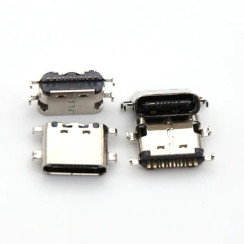 2шт Разъем USB 3.1 Type C 16-контактный разъем SMT Tab Версия разъема для Ulefone Power 5 MTK6763 Octa Core 6.0