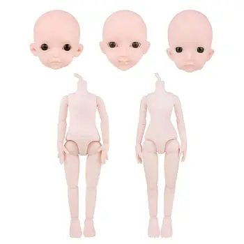 30-сантиметровое тело куклы из ПВХ, куклы с подвижными суставами, 12-дюймовые куклы с шаровыми шарнирами для коллекции, декор для макияжа своими руками для девочек и мальчиков