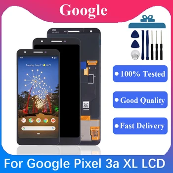 6,0 дюймов Оригинал Для Google Pixel 3a XL G020C, G020G, G020F ЖК-дисплей С Сенсорным Экраном Дигитайзер В Сборе Для Pixel 3A XL LCD Scree