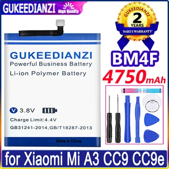 Bateria 4750 мАч BM4F Высококачественный Аккумулятор Мобильного Телефона Для Xiaomi Mi A3 CC9e CC9 CC9 E Mi 9 Lite MI 9 LITE Аккумулятор Большой Емкости