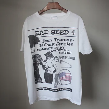 ERD Melancholy Rich Punk Wind For Мужская футболка Оверсайз Уличная Одежда y2k Топы Из Хлопка С Принтом Свободная Повседневная Мужская И Женская Одежда