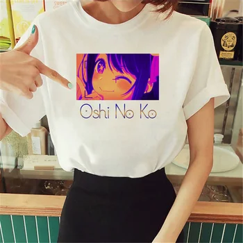 Oshi No Ko футболка женская дизайнерская футболка для девочек 2000-х годов harajuku одежда