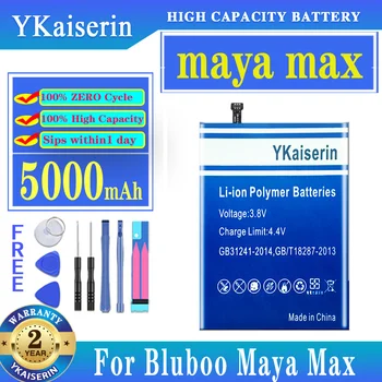 YKaiserin Аккумулятор 5000 мАч для аккумуляторов мобильных телефонов Bluboo Maya Max