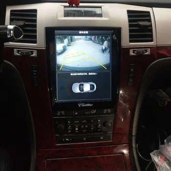 Автомагнитола Carplay 13.6 для Cadillac Escalade 2007-2014 Android Tesla Radio автомобильная GPS навигация головное устройство мультимедийный плеер радио