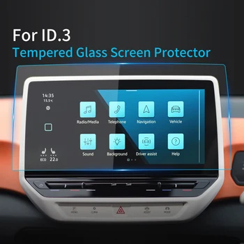 Автомобильные Наклейки Carplay Screen Protector Для VW ID3 2023 ID.3 Дисплей Из Закаленного Стекла Защитная Пленка Навигация Автомобильный Видео Аксессуар
