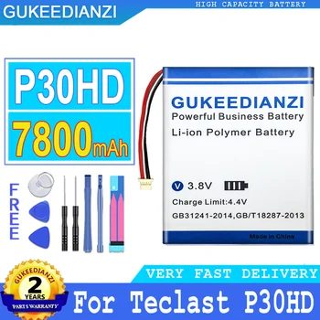 Аккумулятор GUKEEDIANZI емкостью 7800 мАч для ноутбука Teclast P30HD Bateria
