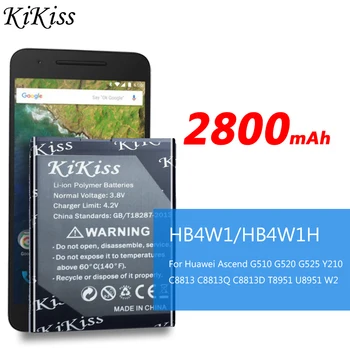 Аккумулятор для Мобильного Телефона Huawei Hua wei Ascend G510 G520 G525 Y210 Y530 U8951 T8951 Аккумуляторная Батарея HB4W1H HB4W1 2800 мАч