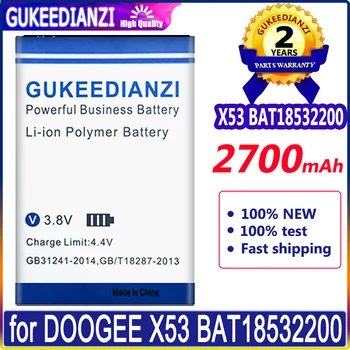 Аккумуляторная Батарея Для Мобильного Телефона Bateria 2700mAh Для DOOGEE X53 High Quality Battery