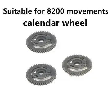 Аксессуары для часов, подходящие для механического механизма Miyota 8200, колесико с календарем, пластиковые детали часового механизма с календарной шестерней