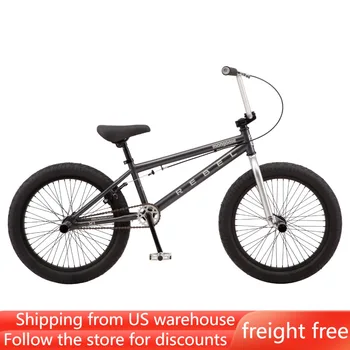 Велосипед Rebel X1 BMX Серый для мальчиков / девочек 20 дюймов. Колеса Без груза Езда на велосипеде по горной дороге Спортивные развлечения