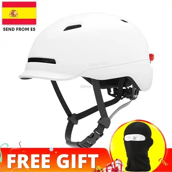 Велосипедный шлем Smart4u с задним фонарем, светодиодный дорожный Электрический скутер, Велосипедный шлем для мужчин и женщин, стоп-сигнал Шлема, Испания Доставка