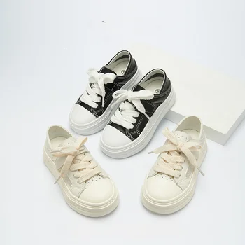 детская обувь из дышащей сетки, новинка 2023 года, весенне-летняя корейская версия, повседневная обувь унисекс для мальчиков и девочек, Нескользящая