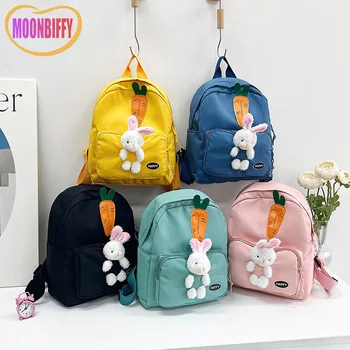 Детский рюкзак с милым кроликом, детская сумка, рюкзаки с мультяшным кроликом для мальчиков и девочек, детский рюкзак для детского сада, детская сумка