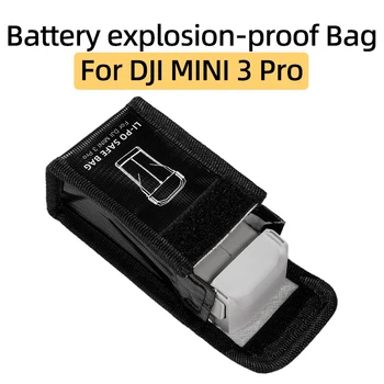 Для полета дрона DJI MINI 3 PRO, Аккумуляторная батарея, Взрывозащищенная сумка, безопасная сумка для хранения, чехол для защиты при транспортировке, аксессуары