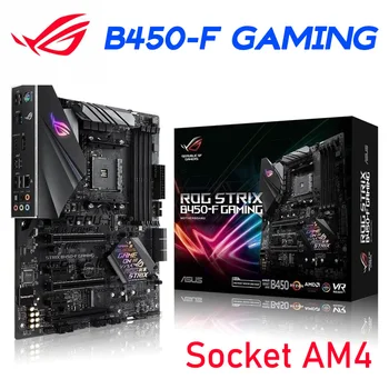 Игровая материнская плата ASUS ROG Strix B450-F Поддерживает DDR4 с процессором Ryzen 2000 3000 5000 серии AM4 AMD B450 Mainboard DP HDMI M.2