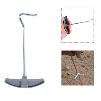Инструмент для снятия гвоздей с колышков палатки, стальные колья для тента, Подъемник для снятия крючков для кемпинга