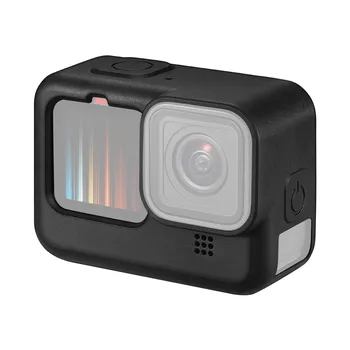 Кейдж для экшн-камеры Силиконовый защитный чехол с крышкой объектива Замена веревки для рук для GoPro Hero 9 Черный GoPro Hero 10