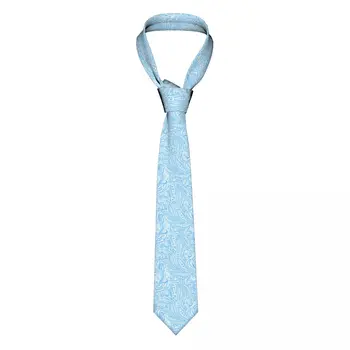 Красивый синий галстук с пейсли, мужской классический галстук, для свадьбы, жениха, миссий, танцев, подарков