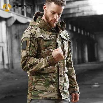 Мужская осенне-зимняя уличная водонепроницаемая ветровка, длинная куртка Army Fans Battlefield Stormtrooper для мужчин
