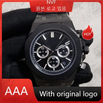 Мужские часы NF 904l, кварцевые часы из нержавеющей стали 42 мм-ДЮЙМ(ов)