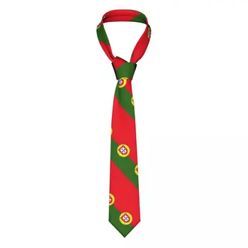 Мужской галстук с флагом Португалии, женский галстук, аксессуары для одежды