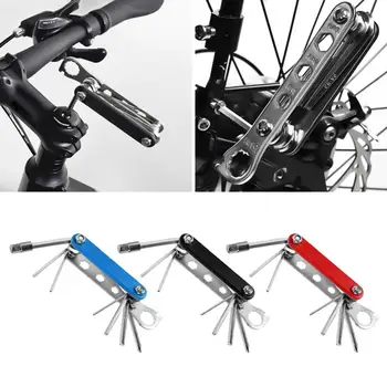 Набор инструментов для ремонта велосипедов, универсальный складной ключ с шестигранной спицей, инструмент для ремонта шин, Цепной резак, Отвертка, Горный шоссейный велосипед, Мультиф