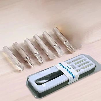 Набор отверток 6 В 1 Прецизионные магнитные отвертки Мини-кейс для инструментов Разборный для инструментов для ремонта ПК и телефонов Smart Home