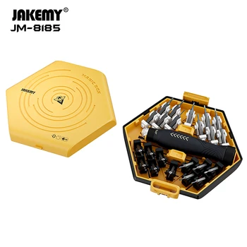 Набор прецизионных отверток JAKEMY JM-8185, магнитные шлицевидные биты Torx, отвертка для мобильного телефона, электронные инструменты для ремонта своими руками